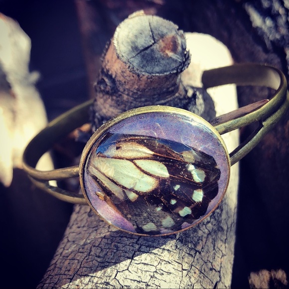 boutique Jewelry - Brass Butterfly Wing Bracelet